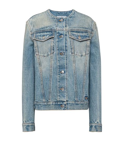 women's prada jean jacket